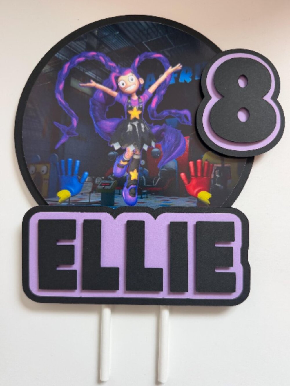 Lily Lovebraids Customizable Cake Topper